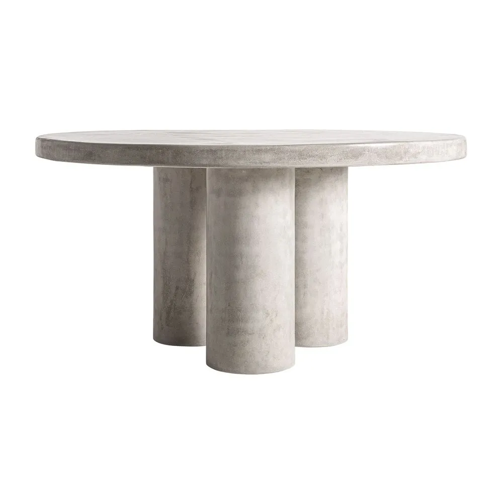 Gray cement living room table 150x150x76 cm