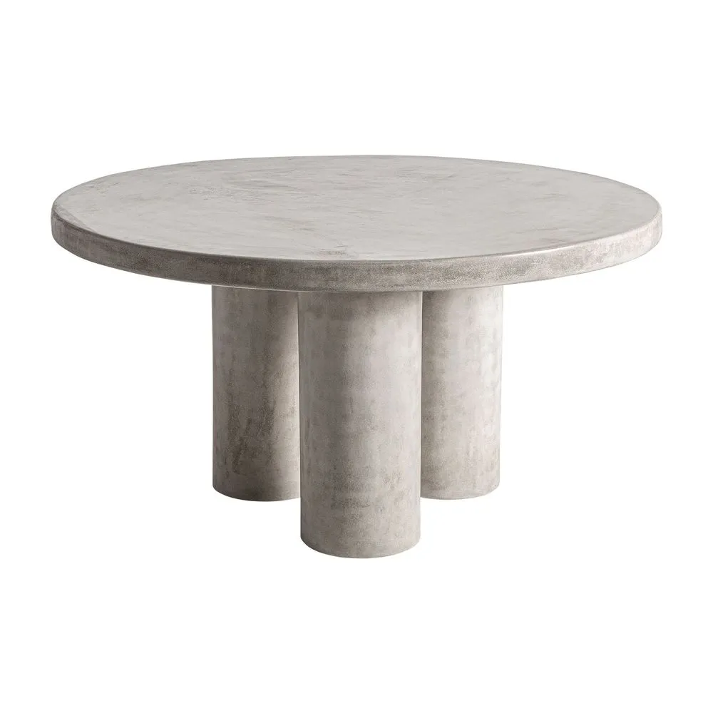 Gray cement living room table 150x150x76 cm